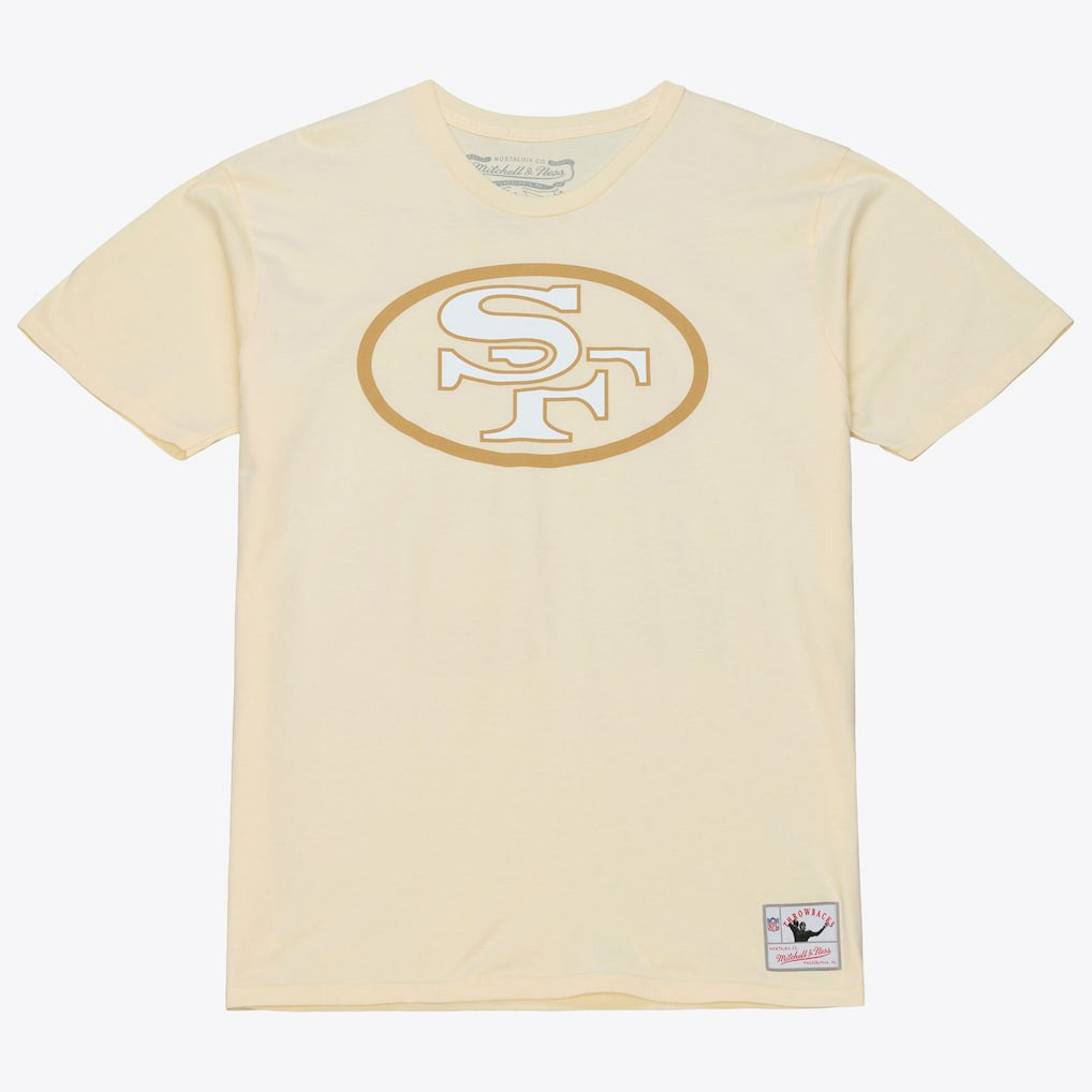 Jerry Rice San Francisco 49ers Sandman Name & Number T-Shirt - Cream - Mitchell & Ness