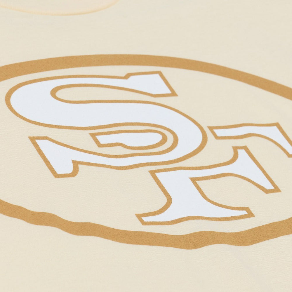 Jerry Rice San Francisco 49ers Sandman Name & Number T-Shirt - Cream - Mitchell & Ness