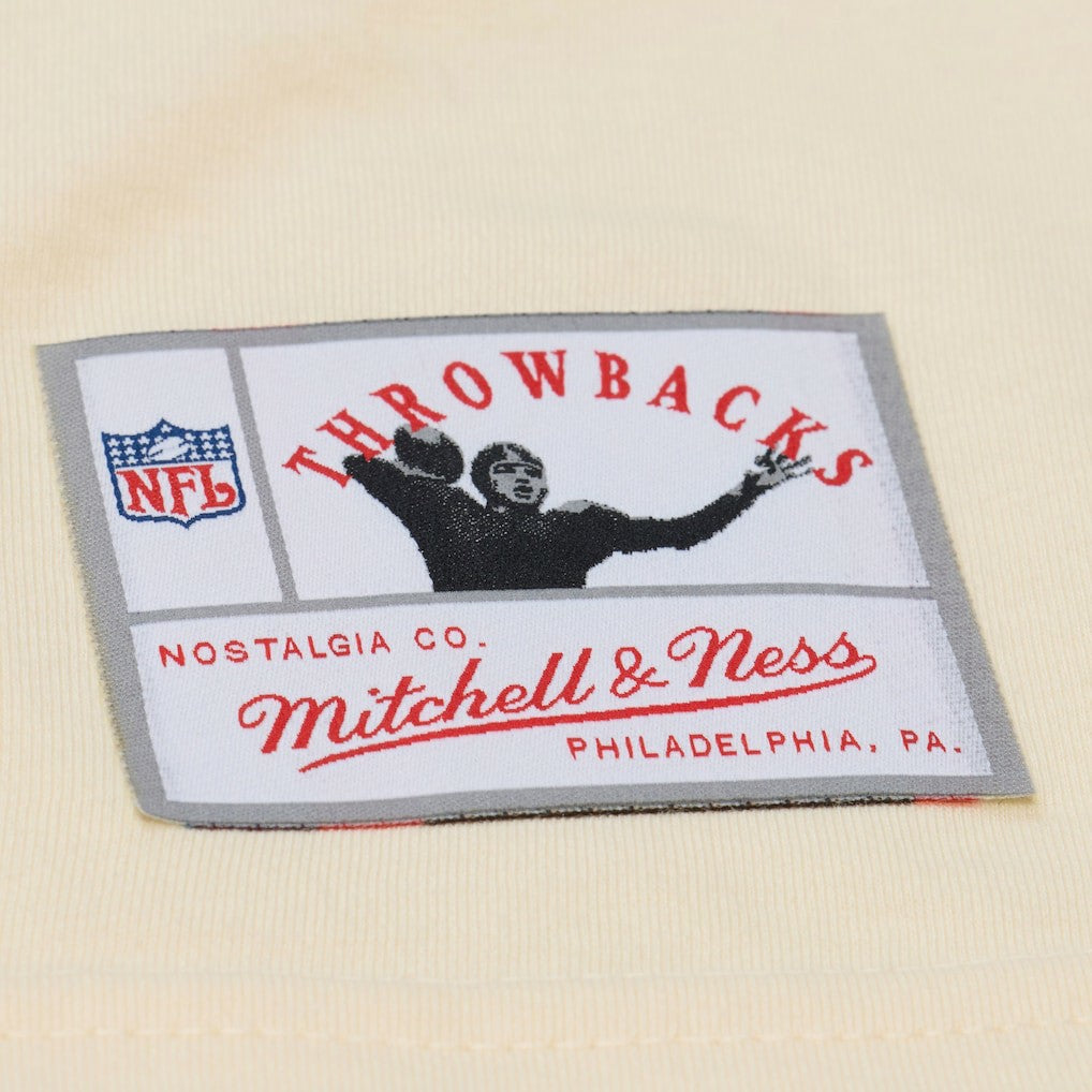 Jerry Rice San Francisco 49ers Sandman Name & Number T-Shirt - Cream - Mitchell & Ness