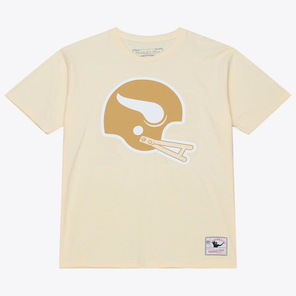 Randy Moss Minnesota Vikings Sandman Name & Number T-Shirt - Cream - Mitchell & Ness