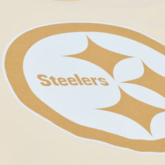 Troy Polamalu Pittsburgh Steelers Sandman Name & Number T-Shirt - Cream - Mitchell & Ness