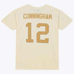Randall Cunningham Philadelphia Eagles Sandman Name & Number T-Shirt - Cream - Mitchell & Ness