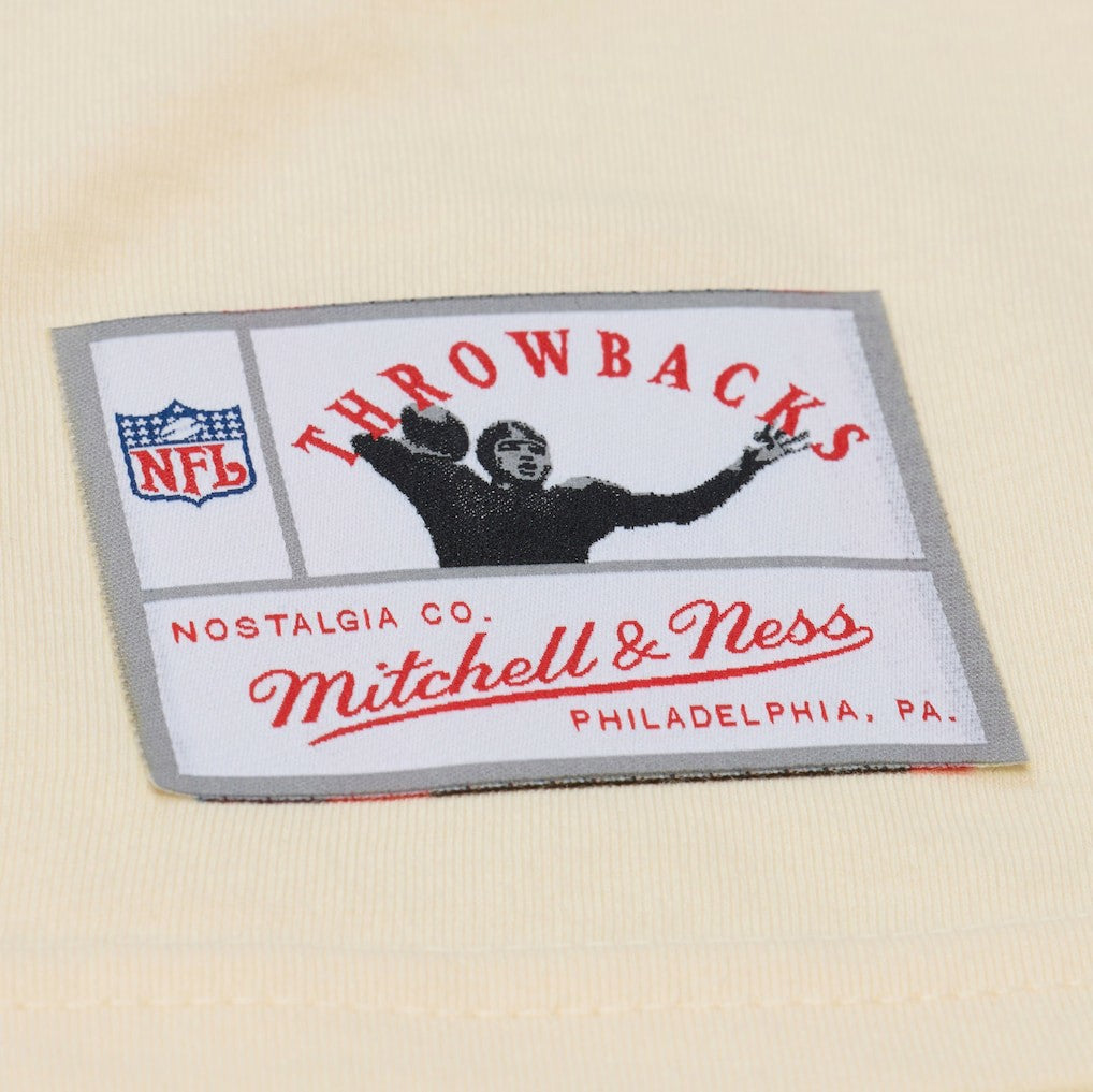 Joe Montana San Francisco 49ers Sandman Name & Number T-Shirt - Cream - Mitchell & Ness