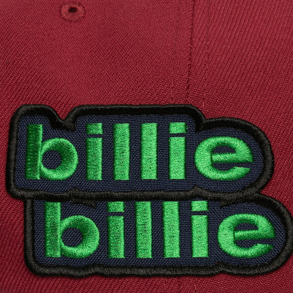 Mitchell & Ness Cleveland Cavaliers x Billie Eilish Hardwood Classics Patch Snapback Hat Wine/Gold