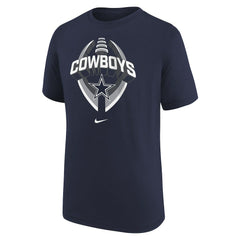 Dallas Cowboys Youth Icon Legend T-Shirt - Navy - Nike
