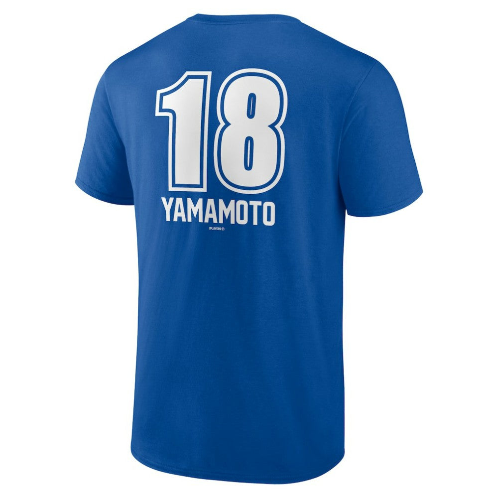 Yoshinobu Yamamoto Los Angeles Dodgers Fastball Player Name & Number T-Shirt Near Me