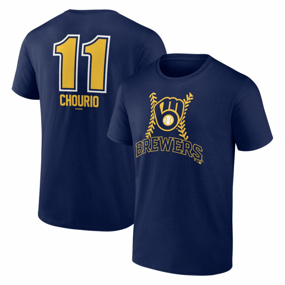 Jackson Chourio Milwaukee Brewers Fastball Player Name & Number T-Shirt Outlet
