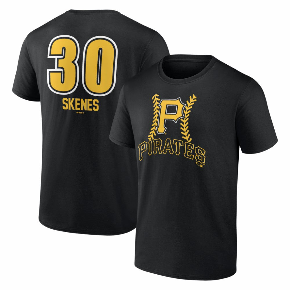 Paul Skenes Pittsburgh Pirates Fastball Player Name & Number T-Shirt Near Me