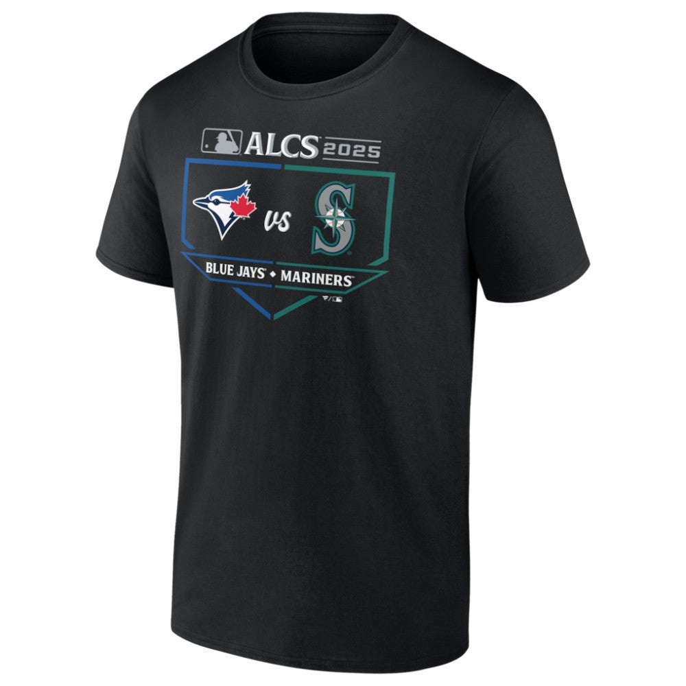 Toronto Blue Jays vs. Seattle Mariners 2025 American League Championship Series Matchup Batter's Box T-Shirt Sale