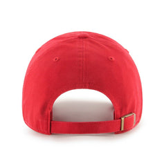 Washington Capitals '47 Alternate Clean Up Adjustable Hat - Red | 47 brand Lifestyle