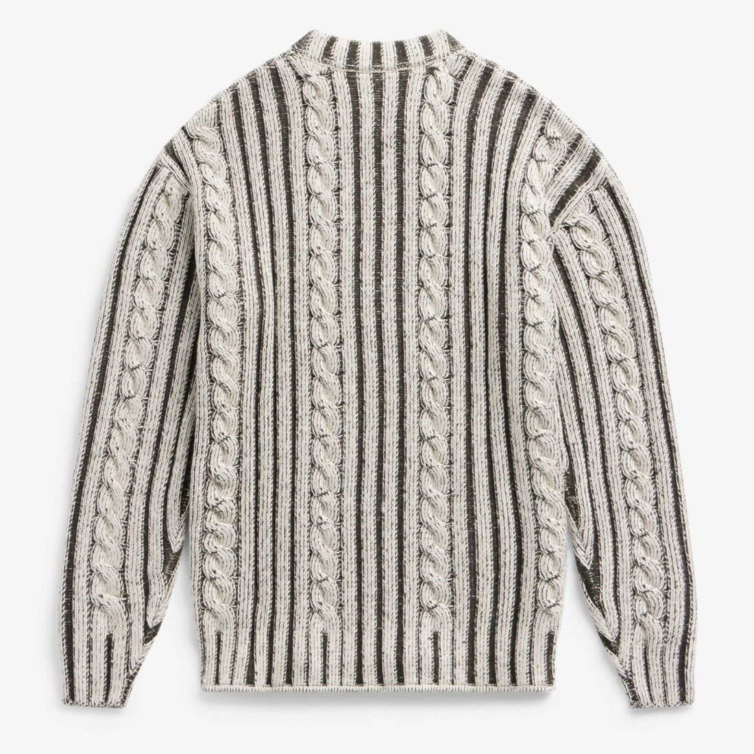 Detroit Lions Off Season x NFL Unisex Cable Knit Sweater - Cream/Gray - NFL