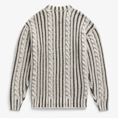 Detroit Lions Off Season x NFL Unisex Cable Knit Sweater - Cream/Gray - NFL