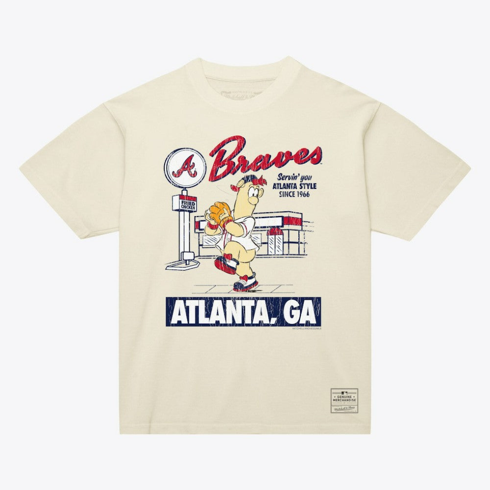 Atlanta Braves Mitchell & Ness Deli T-Shirt Outlet