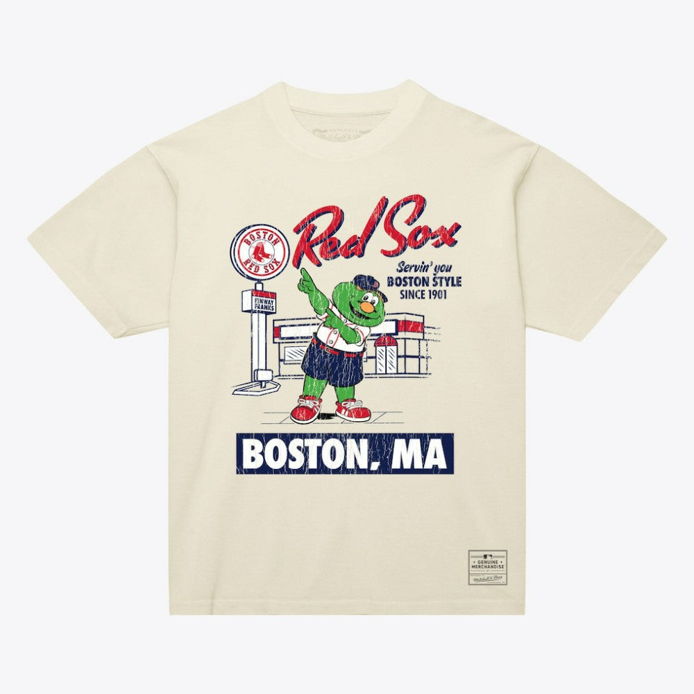 Boston Red Sox Mitchell & Ness Deli T-Shirt Discount