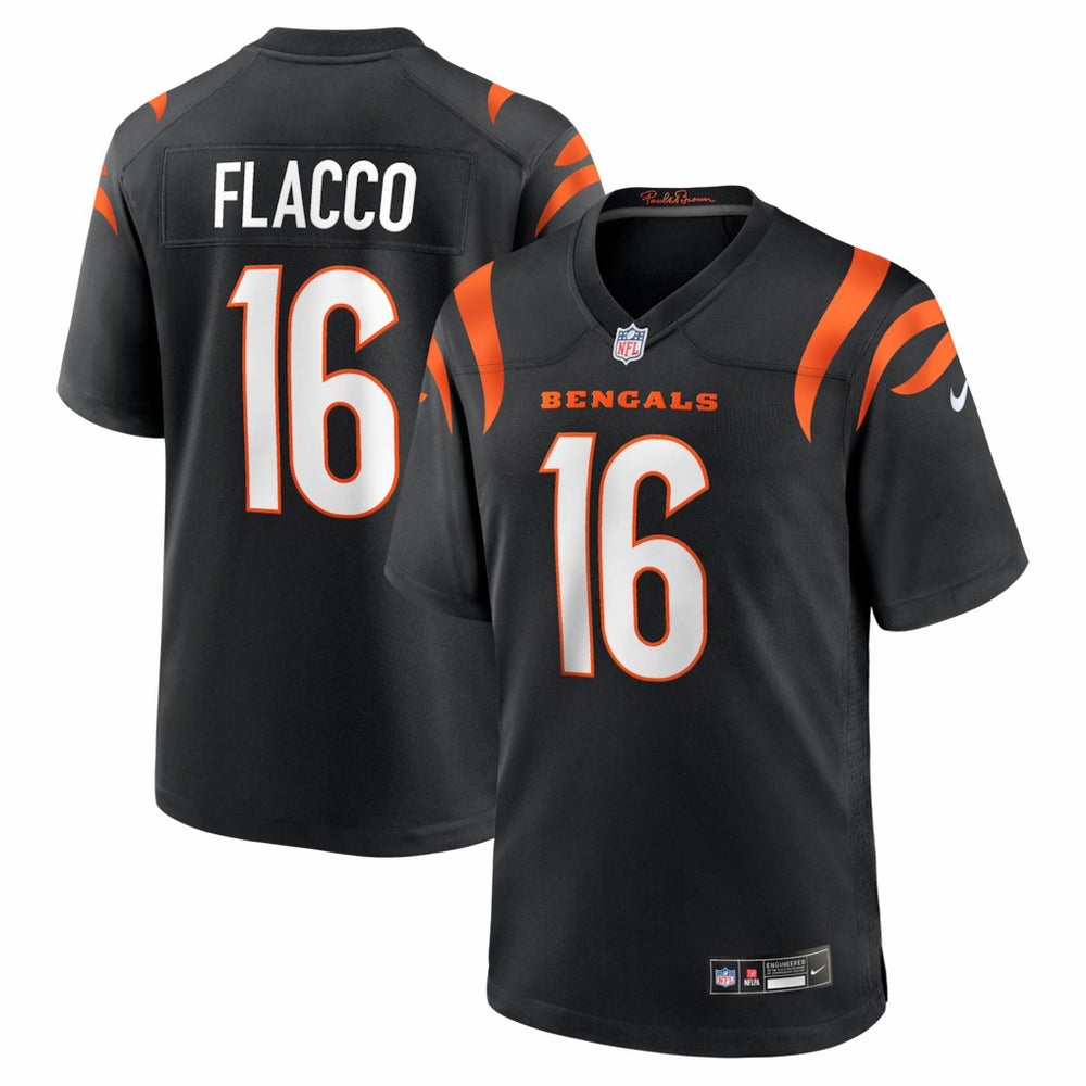 Joe Flacco Cincinnati Bengals Team Game Jersey - Black - Nike