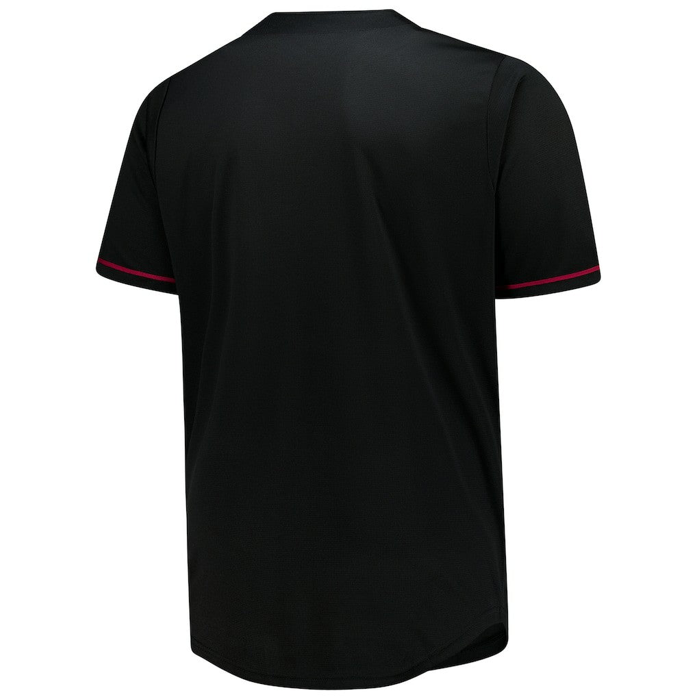 Fanatics Cleveland Cavaliers Big & Tall Pop Full-Button Jersey Black