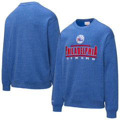 Mitchell & Ness Philadelphia 76ers Throw It Back Fleece Sweatshirt Royal