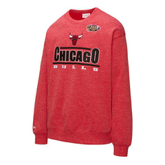 Mitchell & Ness Chicago Bulls Throw It Back Fleece Sweatshirt Red