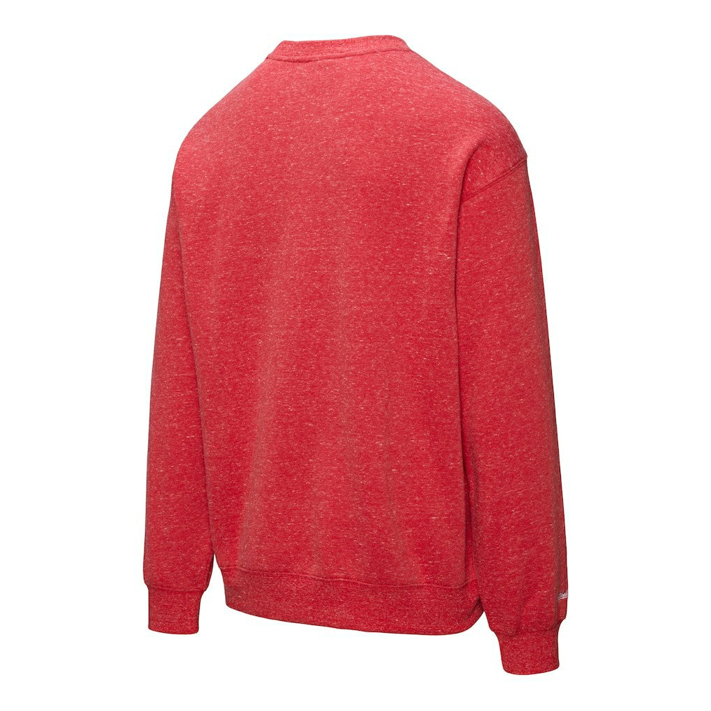 Mitchell & Ness Chicago Bulls Throw It Back Fleece Sweatshirt Red