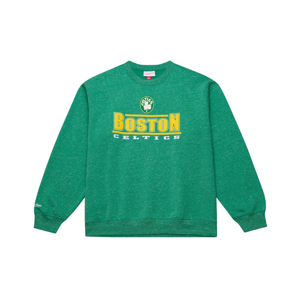 Mitchell & Ness Boston Celtics Throw It Back Fleece Sweatshirt Green