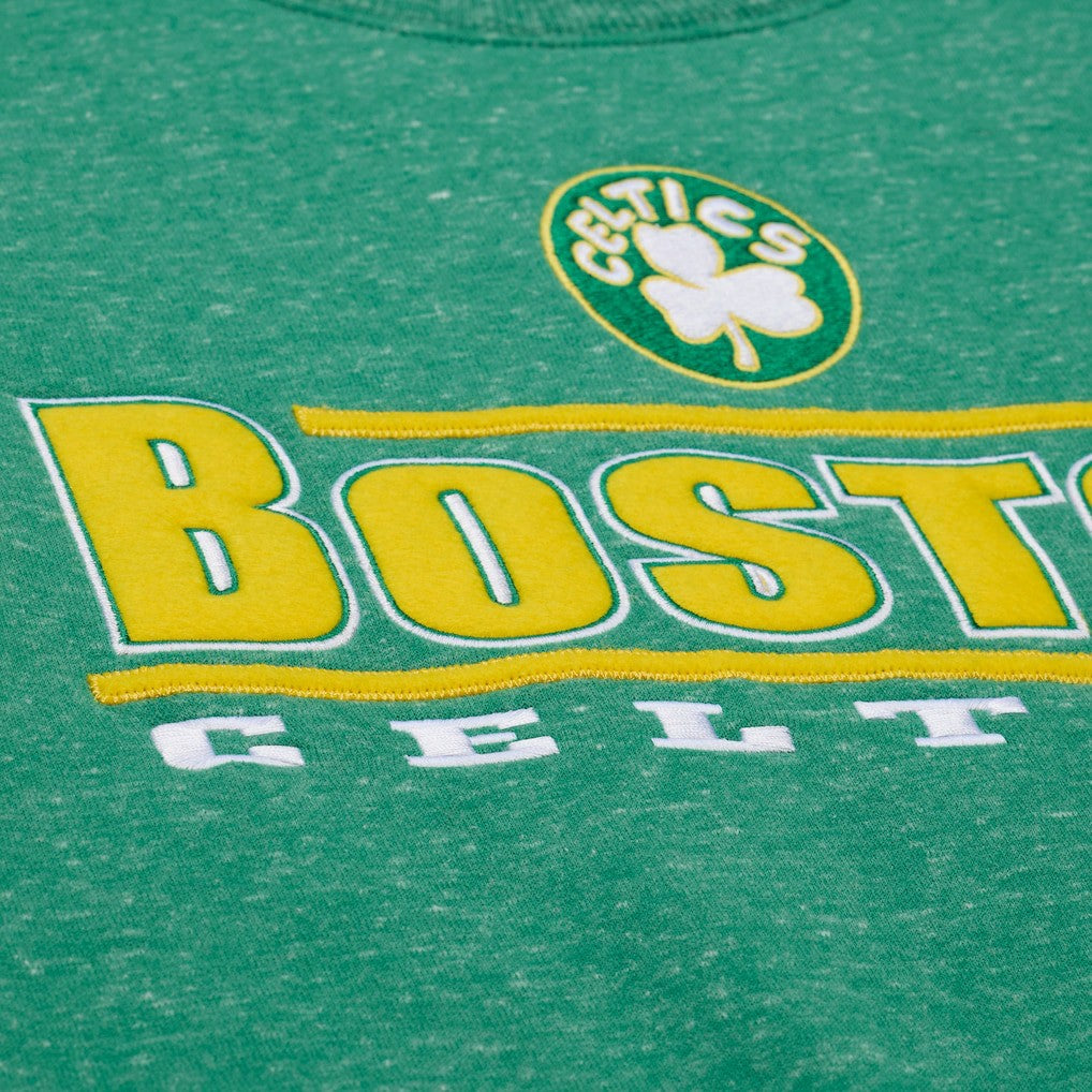 Mitchell & Ness Boston Celtics Throw It Back Fleece Sweatshirt Green