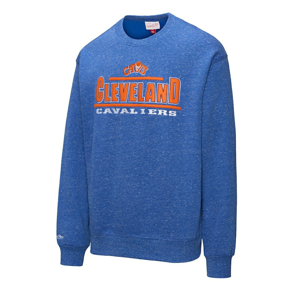 Mitchell & Ness Cleveland Cavaliers Throw It Back Fleece Sweatshirt Royal