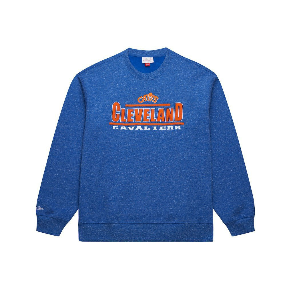 Mitchell & Ness Cleveland Cavaliers Throw It Back Fleece Sweatshirt Royal