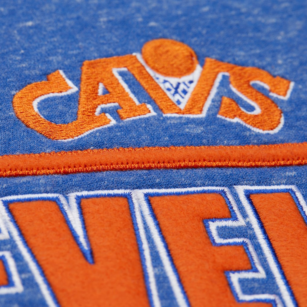 Mitchell & Ness Cleveland Cavaliers Throw It Back Fleece Sweatshirt Royal