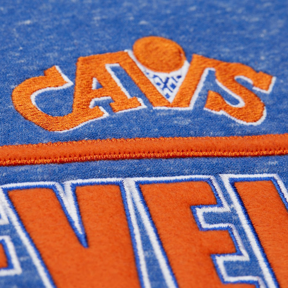 Mitchell & Ness Cleveland Cavaliers Throw It Back Fleece Sweatshirt Royal