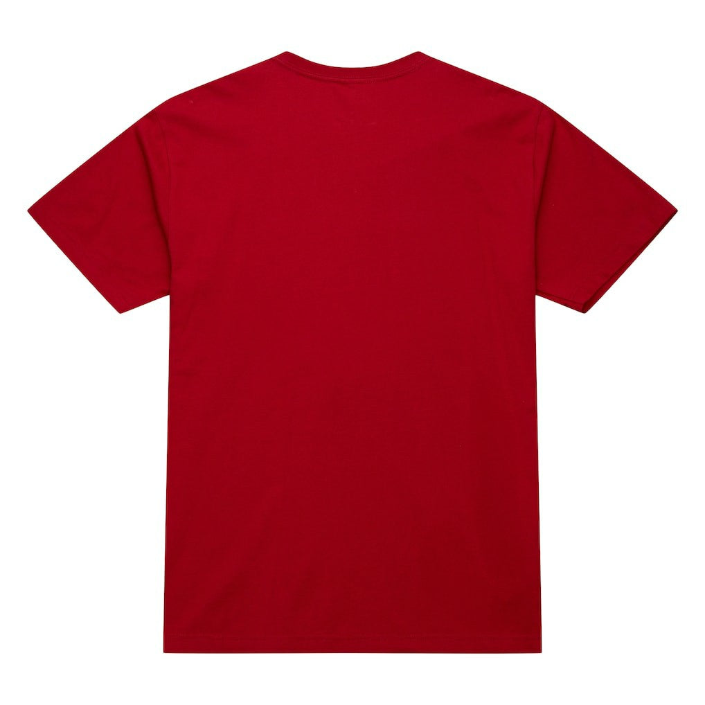 Mitchell & Ness Houston Rockets Hardwood Classics Throw It Back Premium T-Shirt Red
