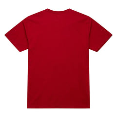 Mitchell & Ness Houston Rockets Hardwood Classics Throw It Back Premium T-Shirt Red