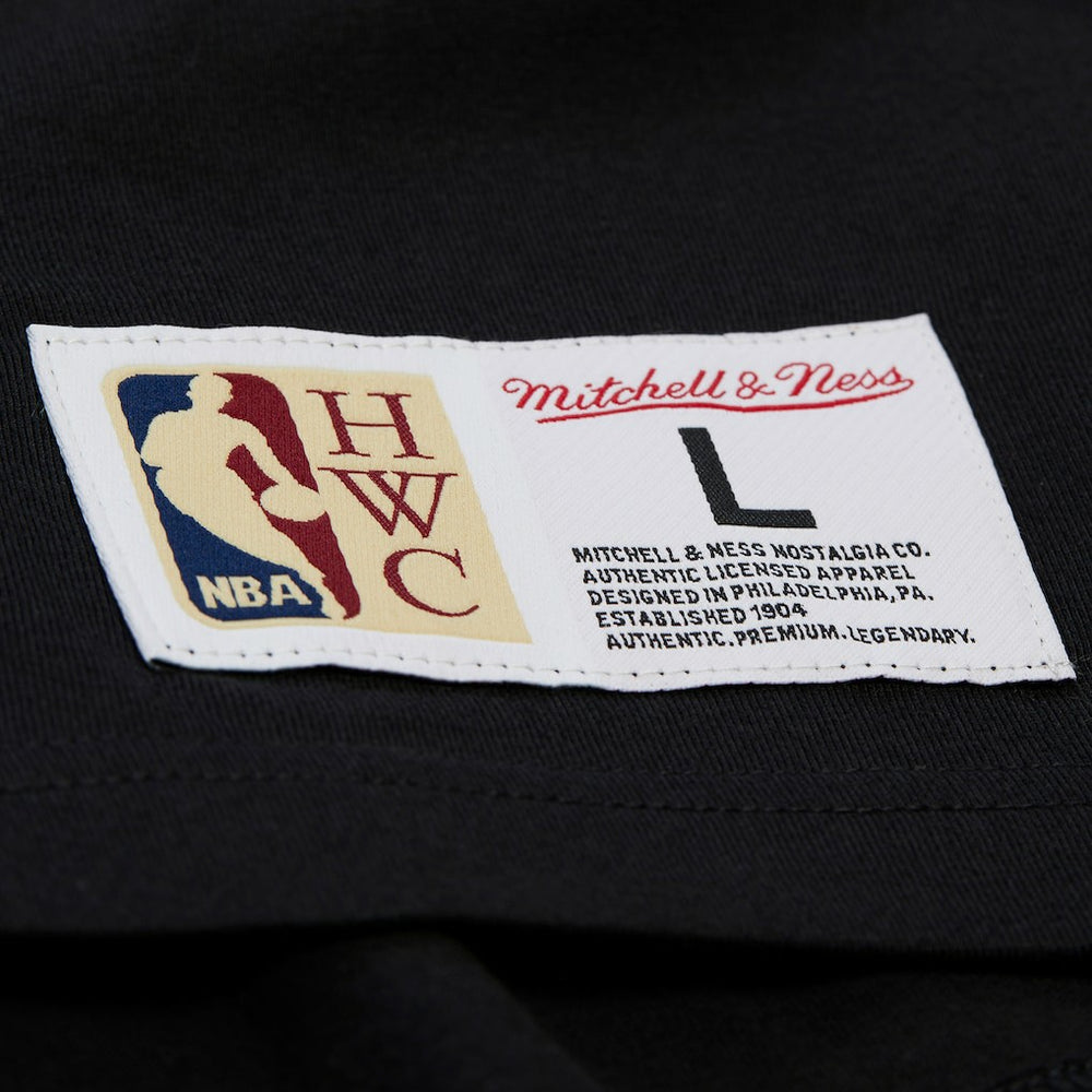 Mitchell & Ness Boston Celtics Hardwood Classics Throw It Back Premium T-Shirt Black
