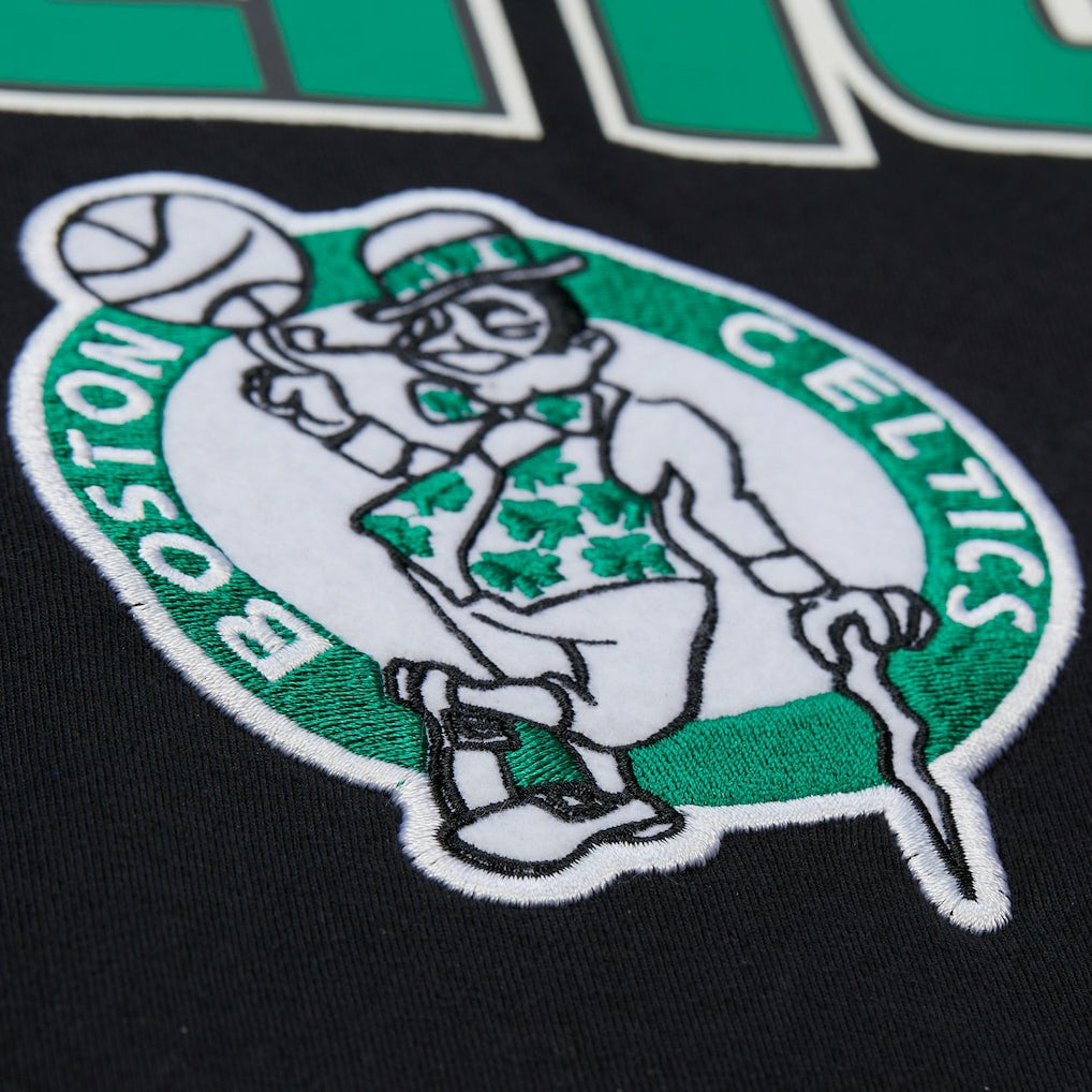 Mitchell & Ness Boston Celtics Hardwood Classics Throw It Back Premium T-Shirt Black