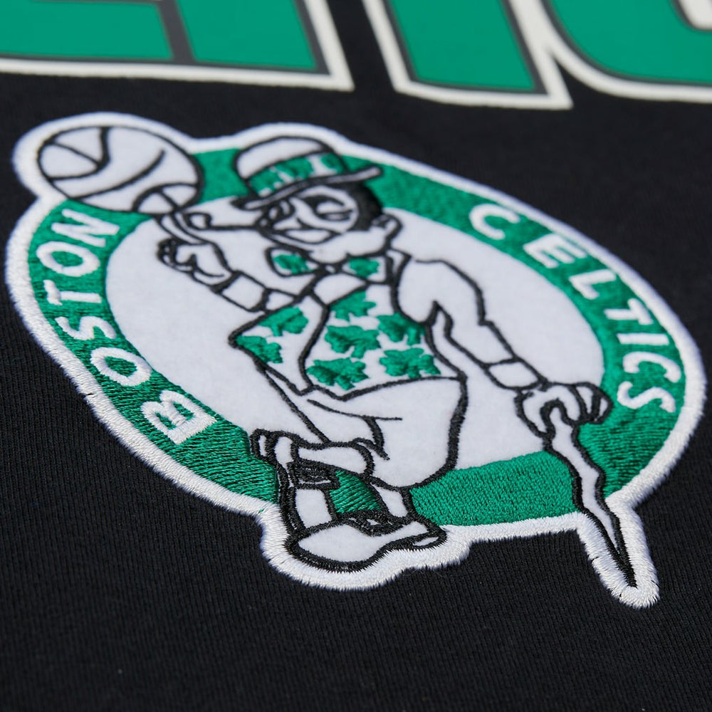 Mitchell & Ness Boston Celtics Hardwood Classics Throw It Back Premium T-Shirt Black