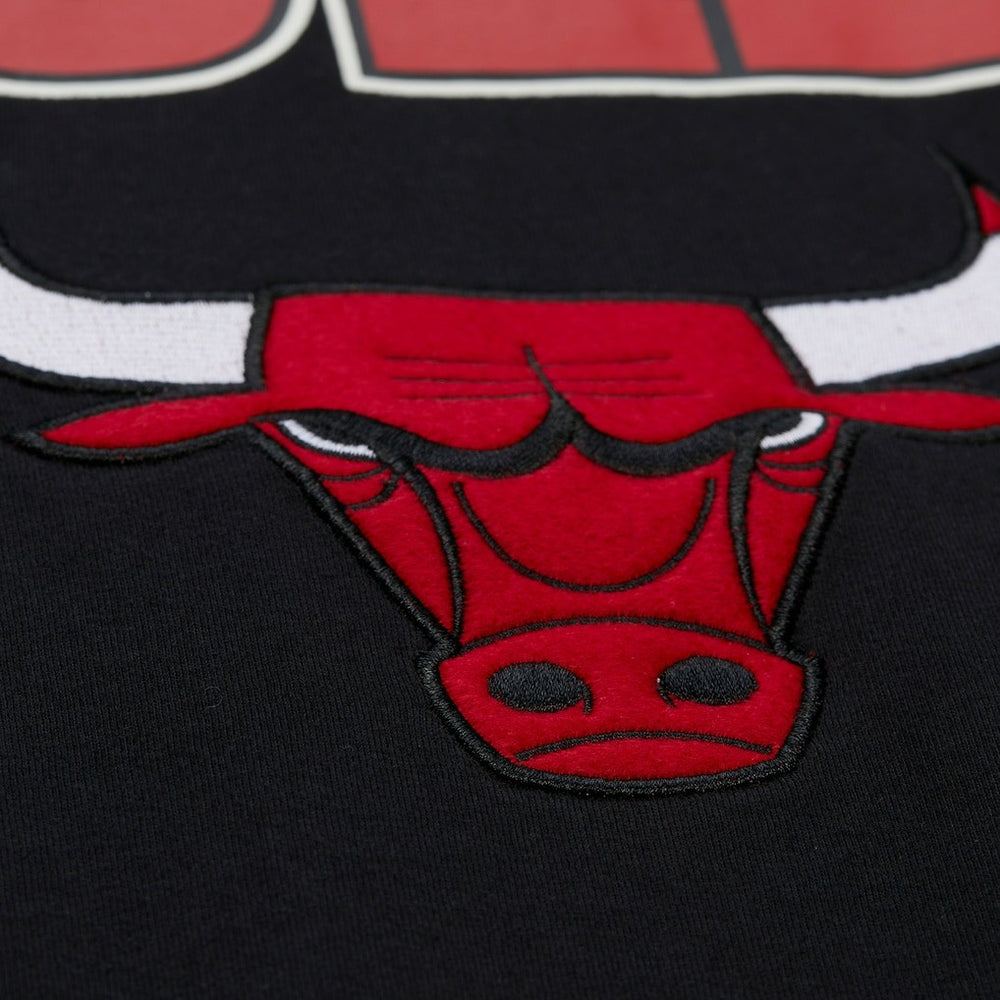 Mitchell & Ness Chicago Bulls Hardwood Classics Throw It Back Premium T-Shirt Black