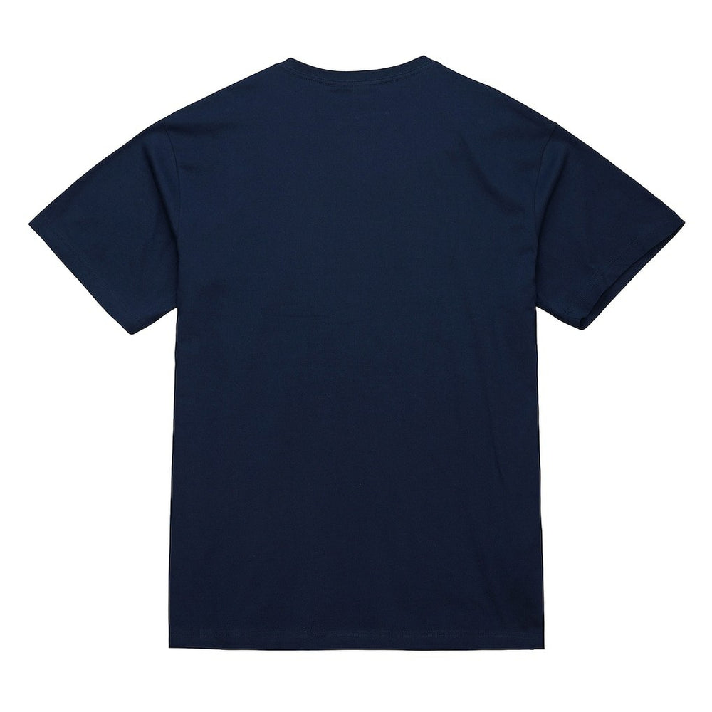 Mitchell & Ness Dallas Mavericks Hardwood Classics Throw It Back Premium T-Shirt Navy