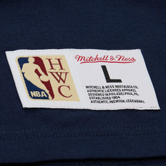 Mitchell & Ness Dallas Mavericks Hardwood Classics Throw It Back Premium T-Shirt Navy