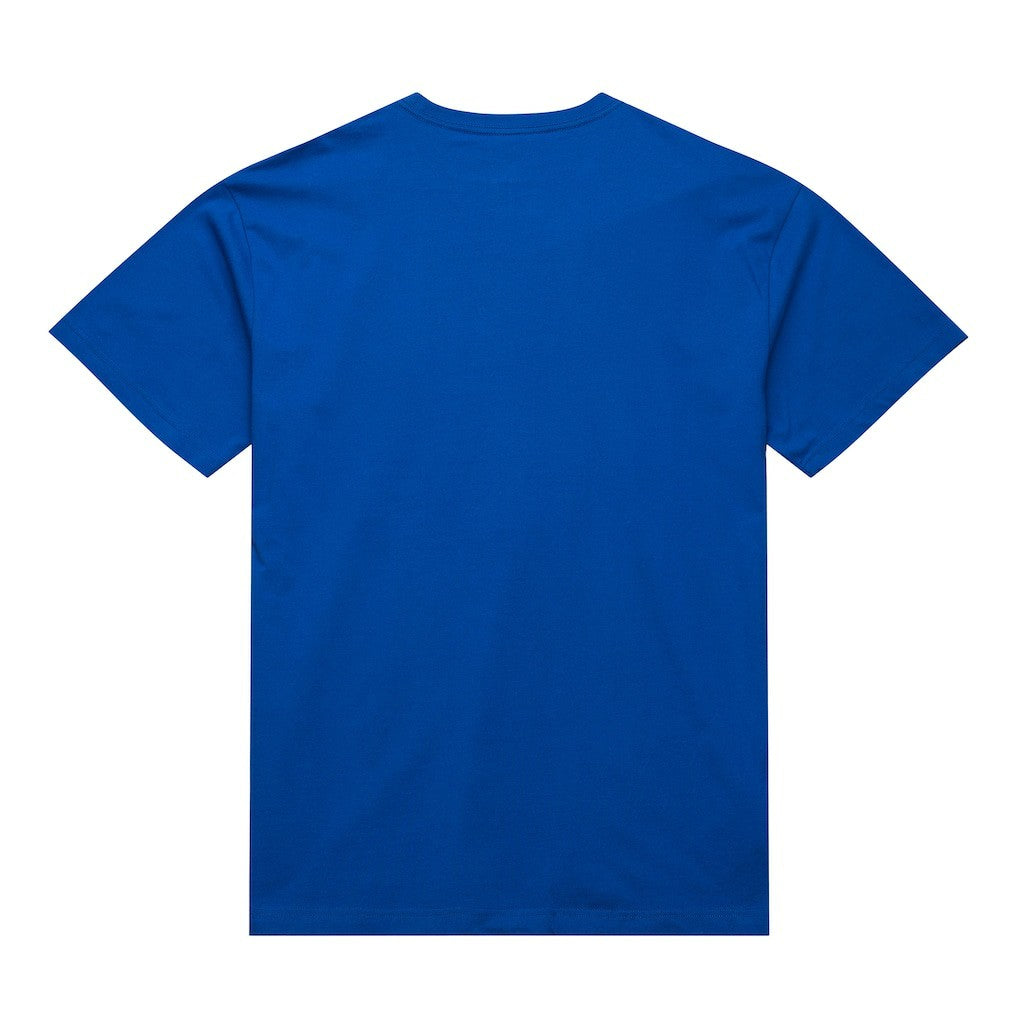 Mitchell & Ness Golden State Warriors Hardwood Classics Throw It Back Premium T-Shirt Royal