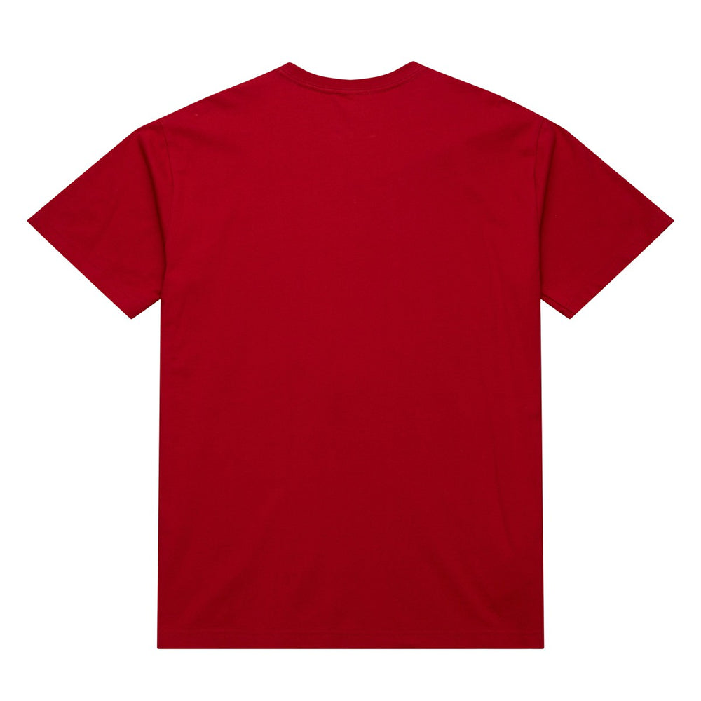 Mitchell & Ness Miami Heat Hardwood Classics Throw It Back Premium T-Shirt Red