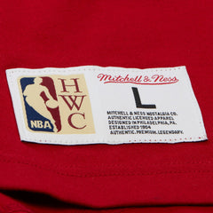 Mitchell & Ness Miami Heat Hardwood Classics Throw It Back Premium T-Shirt Red