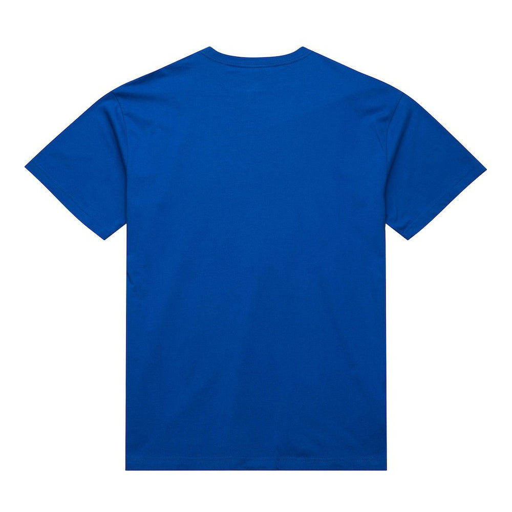 Mitchell & Ness Philadelphia 76ers Hardwood Classics Throw It Back Premium T-Shirt Royal