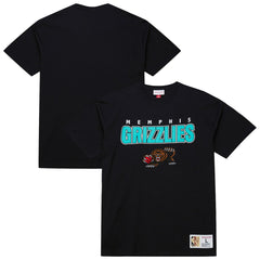 Mitchell & Ness Memphis Grizzlies Hardwood Classics Throw It Back Premium T-Shirt Black