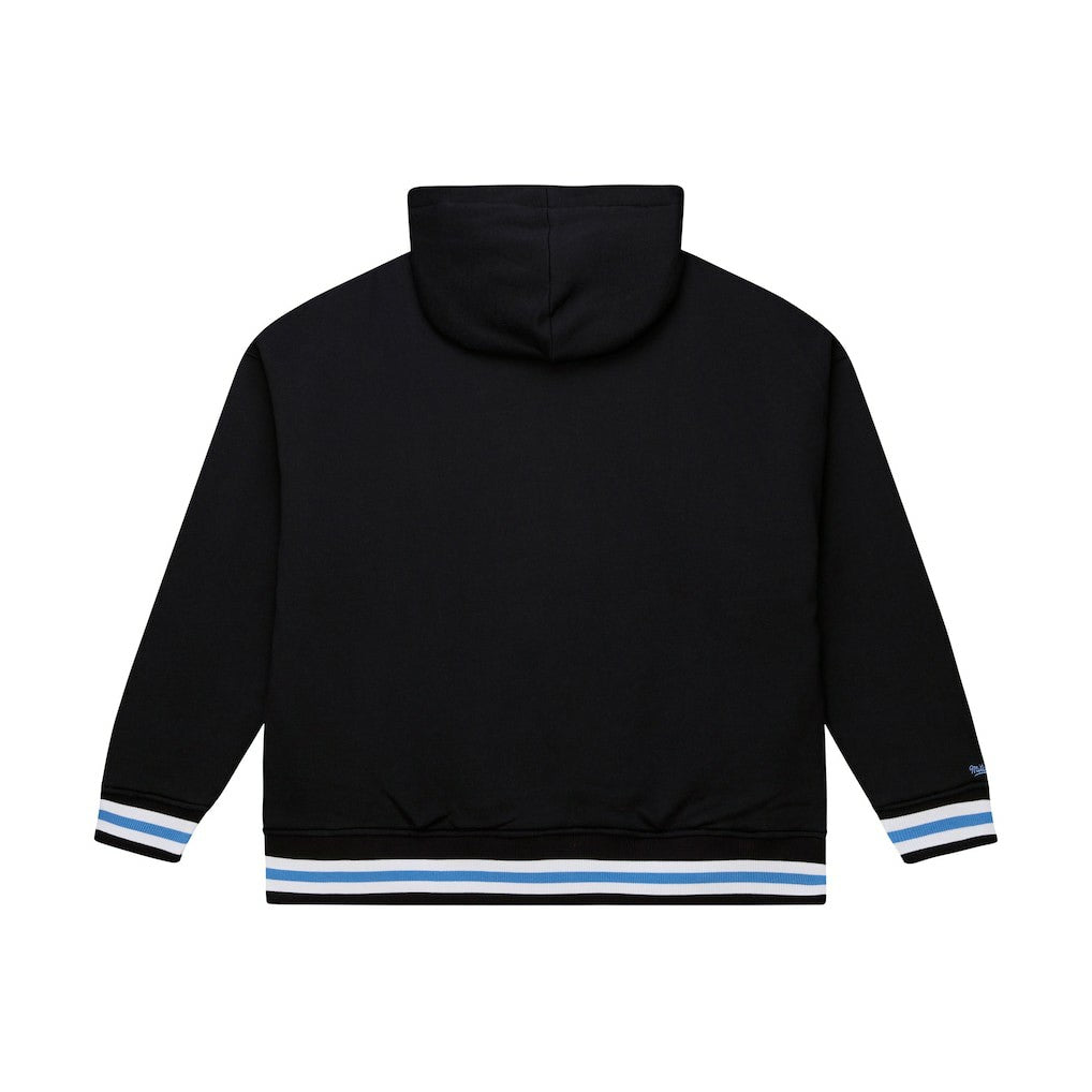 Mitchell & Ness Cleveland Cavaliers Throw It Back Quilted Fleece Quarter-Zip Hoodie Black