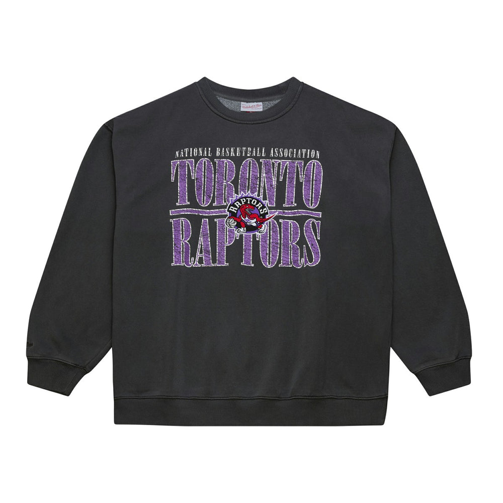 Mitchell & Ness Toronto Raptors NBA Downtown Collection Fleece Sweatshirt Black