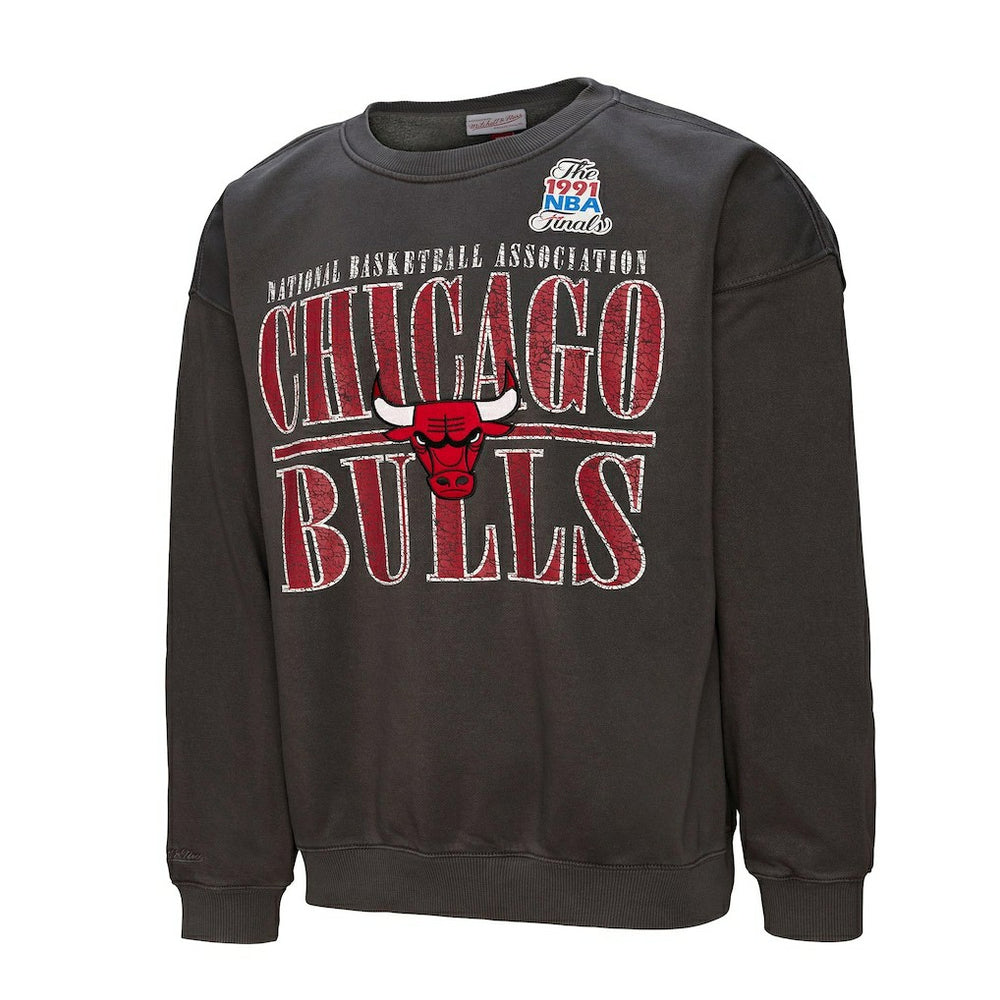 Mitchell & Ness Chicago Bulls NBA Downtown Collection Fleece Sweatshirt Black