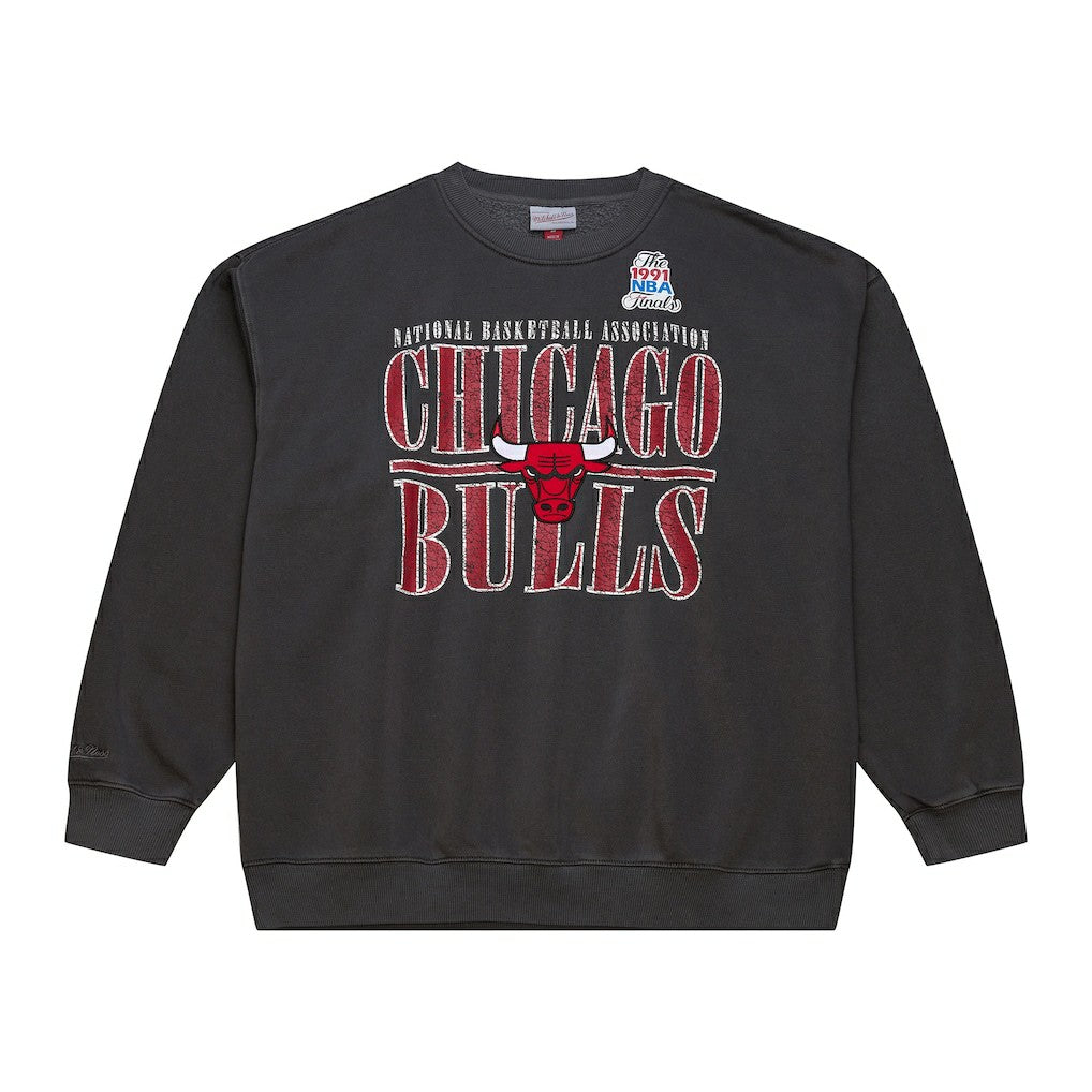 Mitchell & Ness Chicago Bulls NBA Downtown Collection Fleece Sweatshirt Black