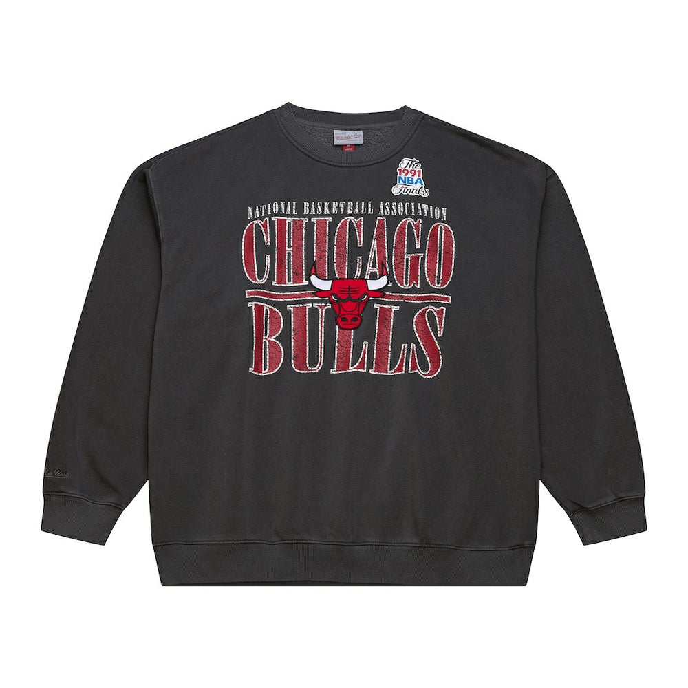 Mitchell & Ness Chicago Bulls NBA Downtown Collection Fleece Sweatshirt Black