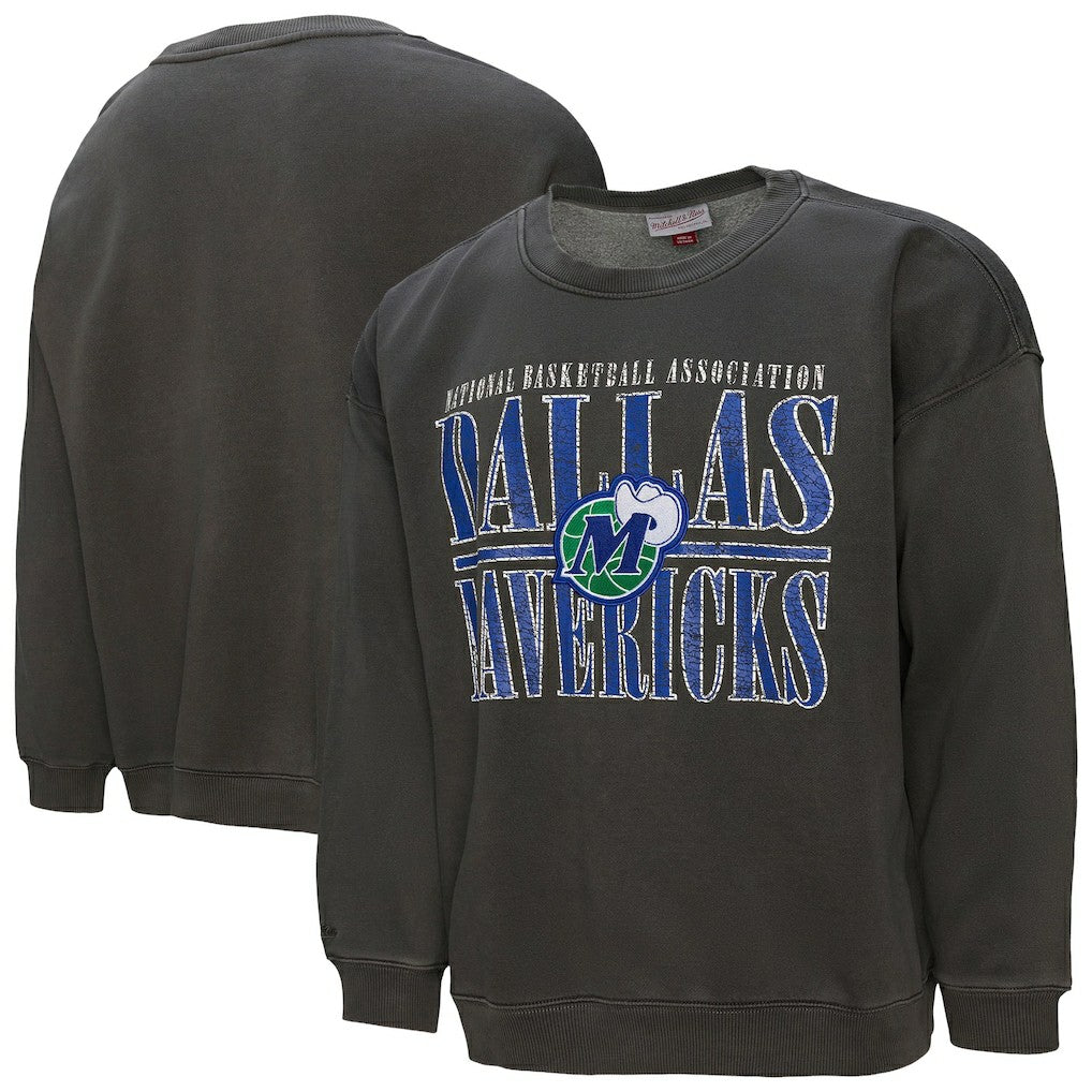 Mitchell & Ness Dallas Mavericks NBA Downtown Collection Fleece Sweatshirt Black