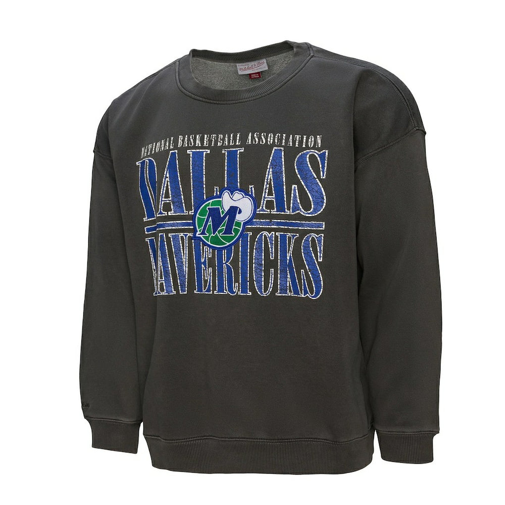 Mitchell & Ness Dallas Mavericks NBA Downtown Collection Fleece Sweatshirt Black