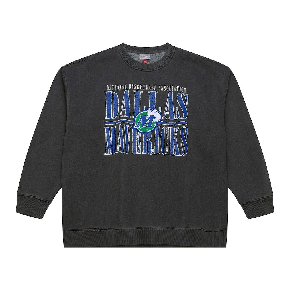 Mitchell & Ness Dallas Mavericks NBA Downtown Collection Fleece Sweatshirt Black